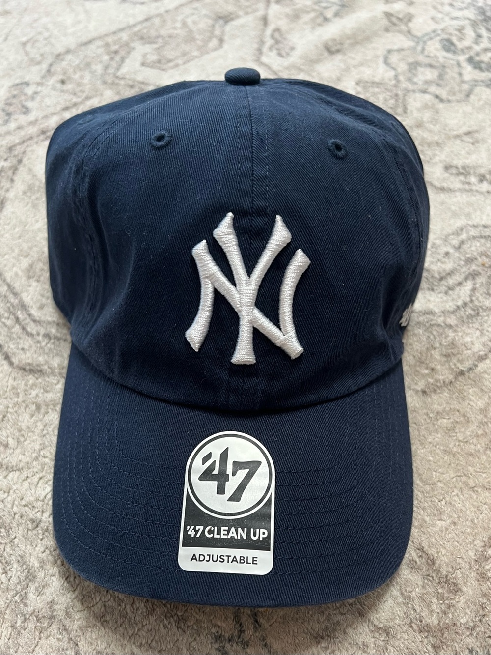 Navy 47 Brand Yankees 47 Clean Up Hat Unisex